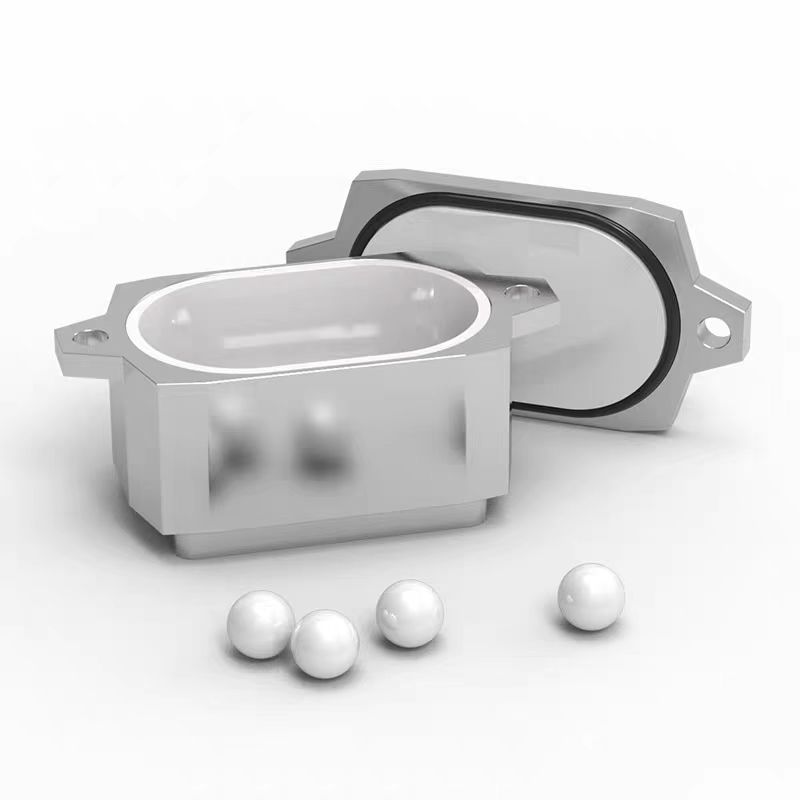 125ml氧化鋯陶瓷方形球磨罐（高能振動(dòng)球磨機(jī)用）