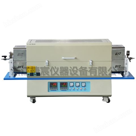 OTF-1200X-II-C（1200°C）加長(zhǎng)雙溫區(qū)管式爐